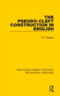 The Pseudo-Cleft Construction in English - Book