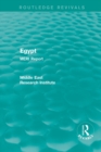 Egypt (Routledge Revival) : MERI Report - Book