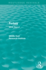 Turkey (Routledge Revival) : MERI Report - Book