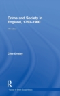 Crime and Society in England, 1750–1900 - Book