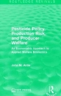 Pesticide Policy, Production Risk, and Producer Welfare : An Econometric Approach to Applied Welfare Economics - Book