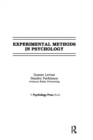 Experimental Methods in Psychology - Book