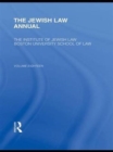 The Jewish Law Annual Volume 18 - Book