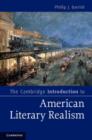 The Cambridge Introduction to American Literary Realism - eBook