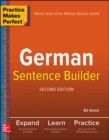 Practice Makes Perfect German Sentence Builder - Book