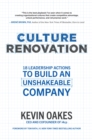 Culture Renovation: 18 Leadership Actions to Build an Unshakeable Company - eBook