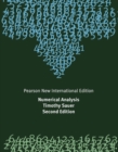 Numerical Analysis : Pearson New International Edition - Book