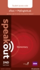Speakout Elementary 2nd Edition eText & MyEnglishLab Access Card - Book
