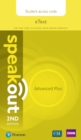 Speakout Advanced Plus 2nd Edition eText Access Card - Book