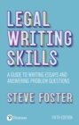 Legal Writing Skills : A guide to writing essays and answering problem questions - Book