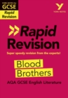 York Notes for AQA GCSE Rapid Revision: Blood Brothers catch up, revise and be ready for and 2023 and 2024 exams and assessments - Book