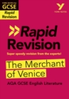 York Notes for AQA GCSE Rapid Revision: The Merchant of Venice catch up, revise and be ready for and 2023 and 2024 exams and assessments - Book