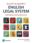 Elliott & Quinn's English Legal System - Book