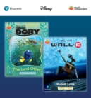 Pearson Bug Club Disney Year 2 Pack A, including Orange and Turquoise book band readers; Finding Dory: The Lost Otter, Wall-E: Robot Love - Book