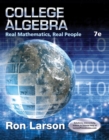 College Algebra : Real Mathematics, Real People - Book
