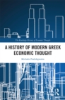 A History of Modern Greek Economic Thought - eBook