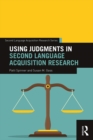 Using Judgments in Second Language Acquisition Research - eBook