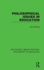 Philosophical Issues in Education - eBook