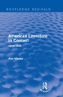 American Literature in Context : 1900-1930 - eBook