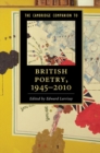 The Cambridge Companion to British Poetry, 1945-2010 - eBook