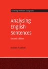 Analysing English Sentences - eBook