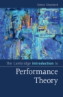 Cambridge Introduction to Performance Theory - eBook