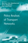 Policy Analysis of Transport Networks - eBook