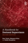 A Handbook for Doctoral Supervisors - eBook