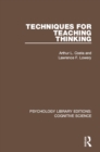 Techniques for Teaching Thinking - eBook