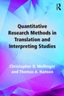 Quantitative Research Methods in Translation and Interpreting Studies - eBook