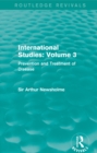 International Studies: Volume 3 : Prevention and Treatment of Disease - eBook