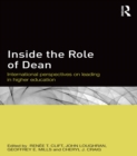 Inside the Role of Dean : International perspectives on leading in higher education - eBook