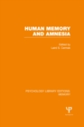 Human Memory and Amnesia (PLE: Memory) - eBook