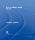 Psychology and Work - eBook