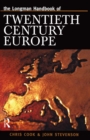 Longman Handbook of Twentieth Century Europe - eBook