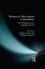 Women in Their Speech Communities - eBook