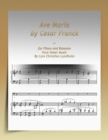 Ave Maria By Cesar Franck-for Piano and Bassoon Pure Sheet Music By Lars Christian Lundholm - eBook