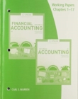 Working Papers, Chapters 1-17 for Warren/Jonick/Schneider's Accounting,  28th and Financial Accounting, 16th - Book
