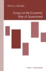 Essays on the Economic Role of Government : Fundamentals - eBook