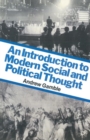 An Introduction to Modern Social and Political Thought - eBook