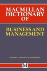 Macmillan Dictionary of Business and Management - eBook