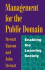 Management for the Public Domain : Enabling the Learning Society - eBook