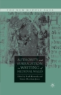 Authority and Subjugation in Writing of Medieval Wales - Book