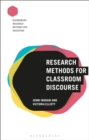 Research Methods for Classroom Discourse - Book