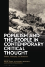 Populism and The People in Contemporary Critical Thought : Politics, Philosophy, and Aesthetics - eBook