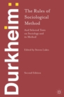 Durkheim: The Rules of Sociological Method : and Selected Texts on Sociology and its Method - eBook