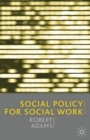 Social Policy for Social Work - eBook