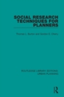 Social Research Techniques for Planners - eBook