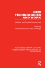 New Technologies and Work : Capitalist and Socialist Perspectives - eBook