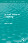 A First Book on Teaching (1929) - eBook